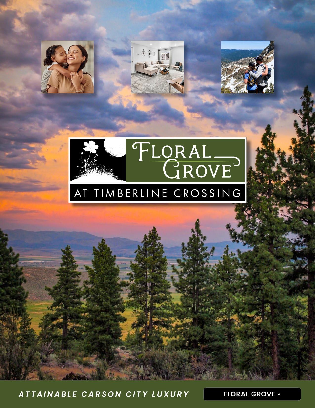 Cover of the Floral Grove at Timberline Crossing community brochure