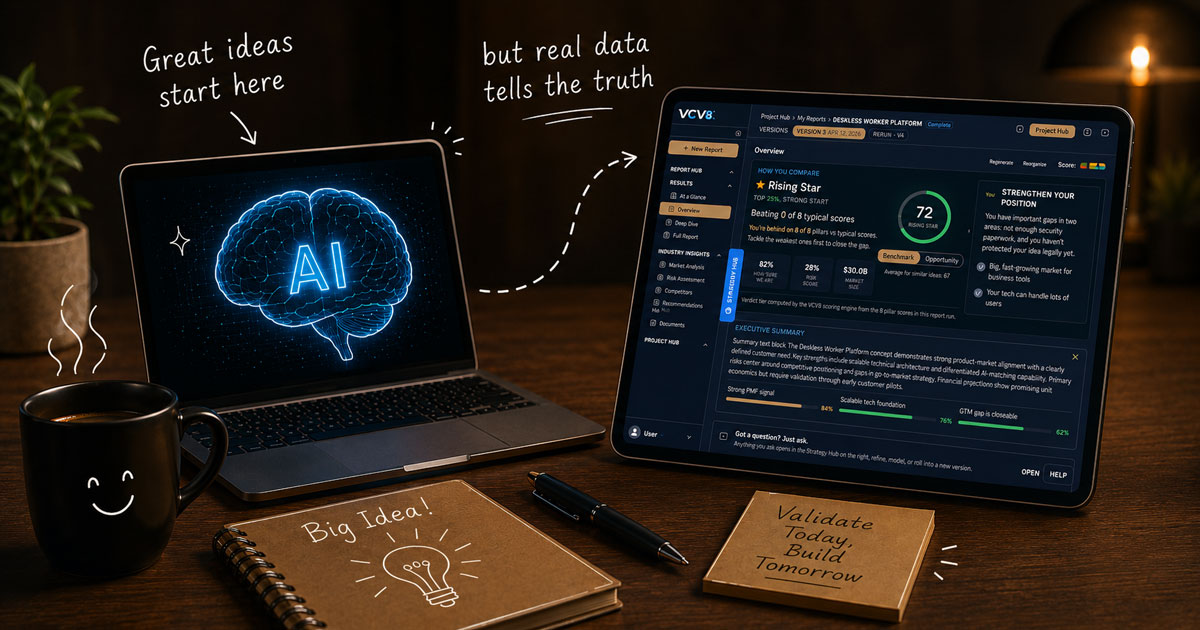 VCV8 article — AI Creates, But VCV8 Validates: Why You Need Real-World Data